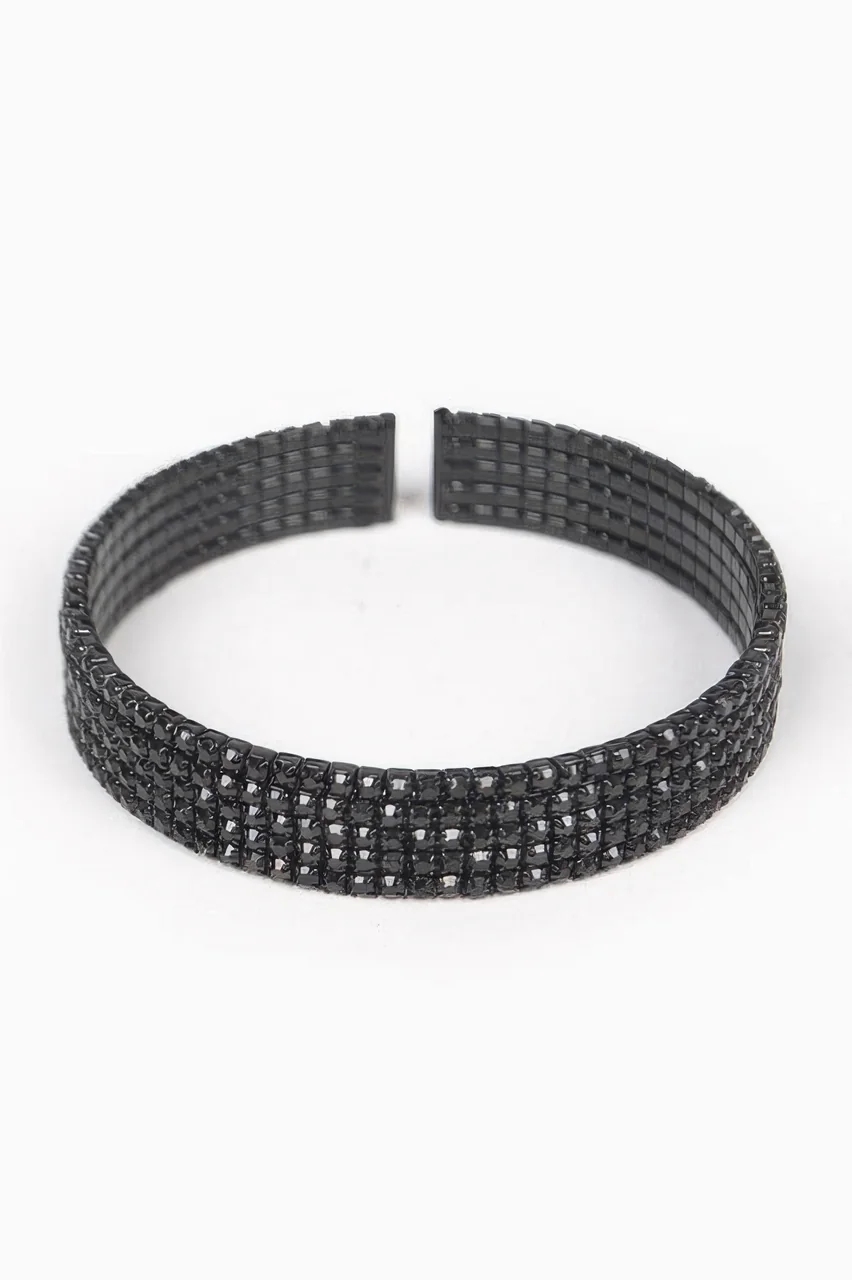 Wrap Rhinestone Bangle