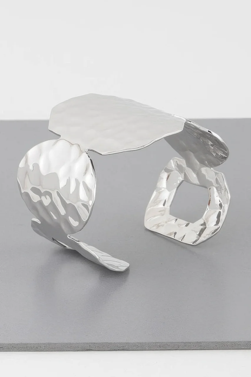 Engraved Wide Cuff Bracelet