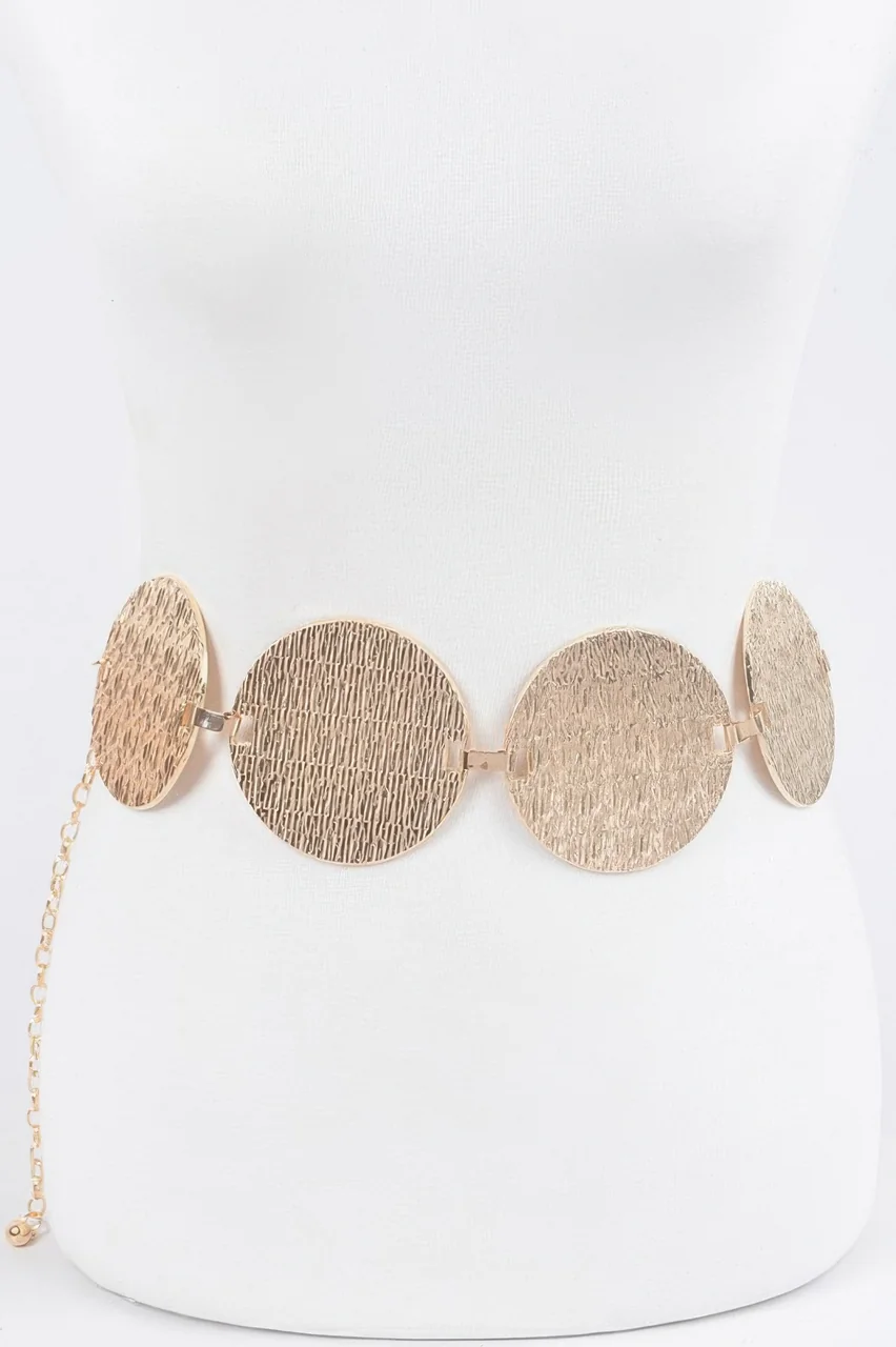 Iron Circular Plated Belt
