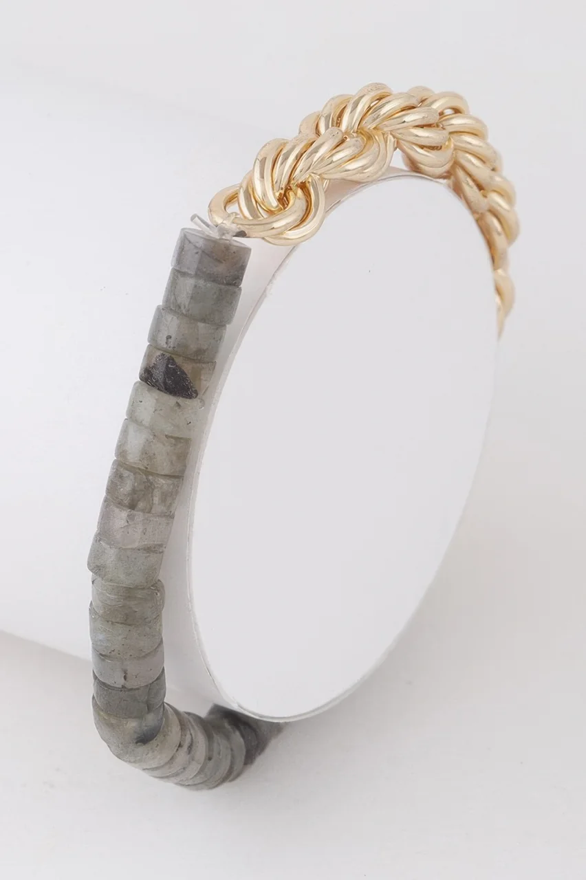 Stone N Chain Bracelet